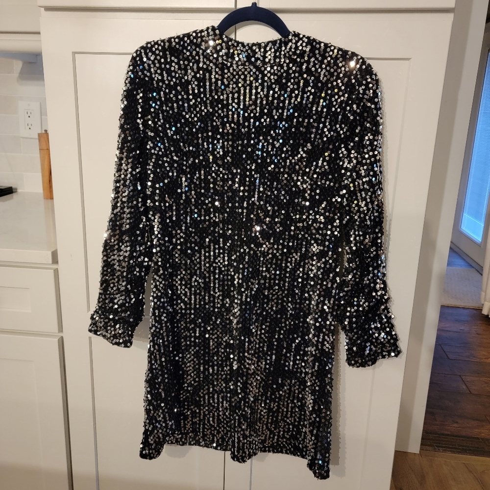Sequin Shift Dress